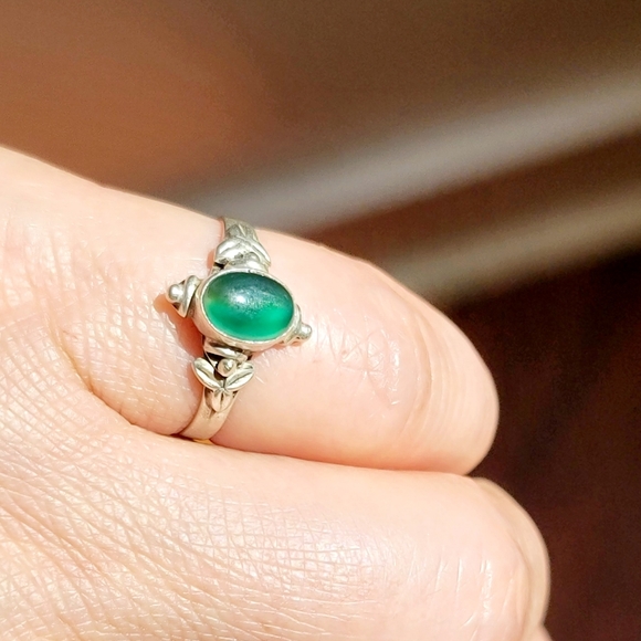 Old silver ring size (6-6.25) from Afghanistan - Picture 2 of 4